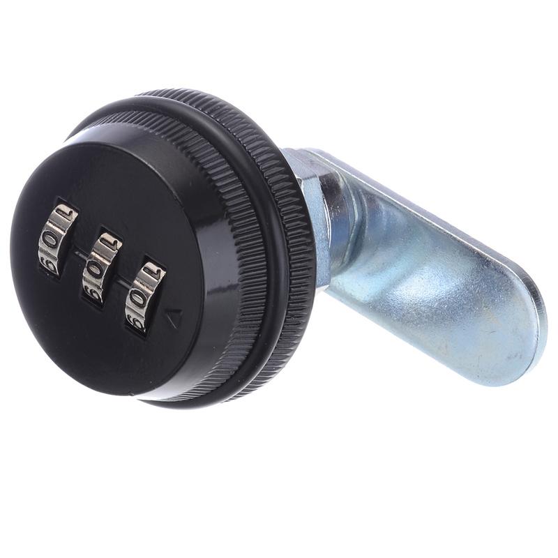 Цинковый сплав, 3-значный пароль безопасности, бесключевой ящик, кулачковый замок, комбинация, кодированная дверная фурнитура для шкафа