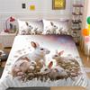 Пододеяльник с пасхальным кроликом, пуховое одеяло, комплект одинарного/двуспального постельного белья, полноразмерный комплект постельного белья AU Queen