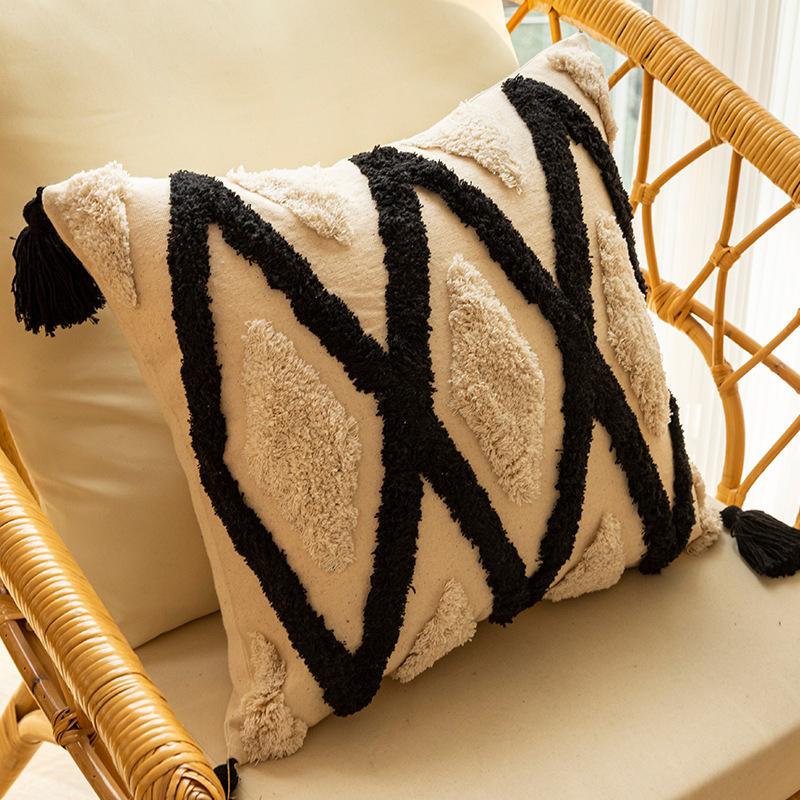 Упаковка из 2 наволочек из искусственной шерсти 18x18 дюймов, декоративная наволочка для дивана из бархата в фермерском стиле, мягкая плюшевая квадратная наволочка в стиле бохо