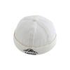 Cotton Children Melon Beanie Letter Embroidered Landlord Cap High Quality Baby Brimless Hat  Summer