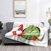 Home Decoration Plush Throw Sofa Blanket Bedspread Bed Fluffy Soft Blankets Decor Plaid Modern Halloween Merry Christmas Winter
