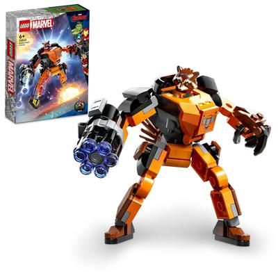 LEGO Супергерои Ракета Меха Костюм Игрушка Подарочный Блок Мальчики Девочки Дети 5 Лет 6 Лет 7 Лет 8 Лет Ученик Начальной Школы