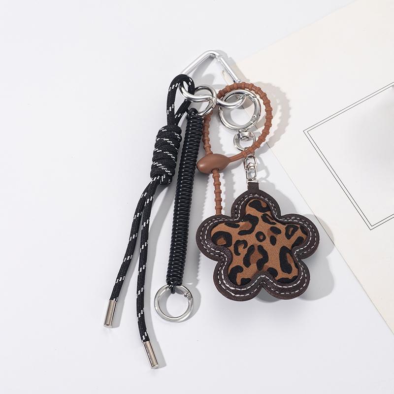 Leopard Print Cute Handbag Pendant Pu Leather Cotton-filled Three-dimensional Fashion Bag Pendant Bags Accessories Spare Parts for Bags