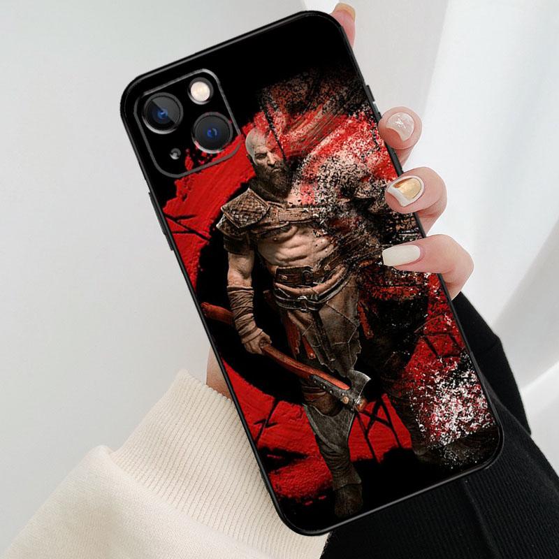 Чехол для телефона God of War Для iPhone 17 Pro Max 14 13 12 11 15 16 Pro Max mini 16 15 Plus 16e 17 Air Cover