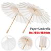 1 шт. традиционный белый бумажный зонтик для фотосъемки на годовщину свадьбы, дня рождения, вечеринку в честь рождения ребенка