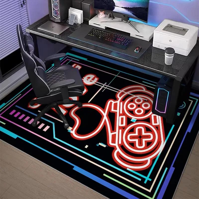 Модный бренд для игровой комнаты Ковер для украшения комнаты Игровое кресло Рабочее компьютерное кресло Звукоизолирующий ковер Домашний декор Коврик
