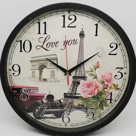 [11 inch 18CM] Internet celebrity creative wall clock simple creative home clock home wall silent quartz clock