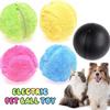 Pet Cat Dog Interactive Smart Ball Toy for Active Rolling Ball Bite Resistant Plush Cover Dog Toys Pet Supplies