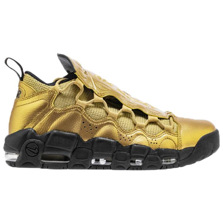 Nike Air More Money Металлик Золотой Черный AJ2998-700