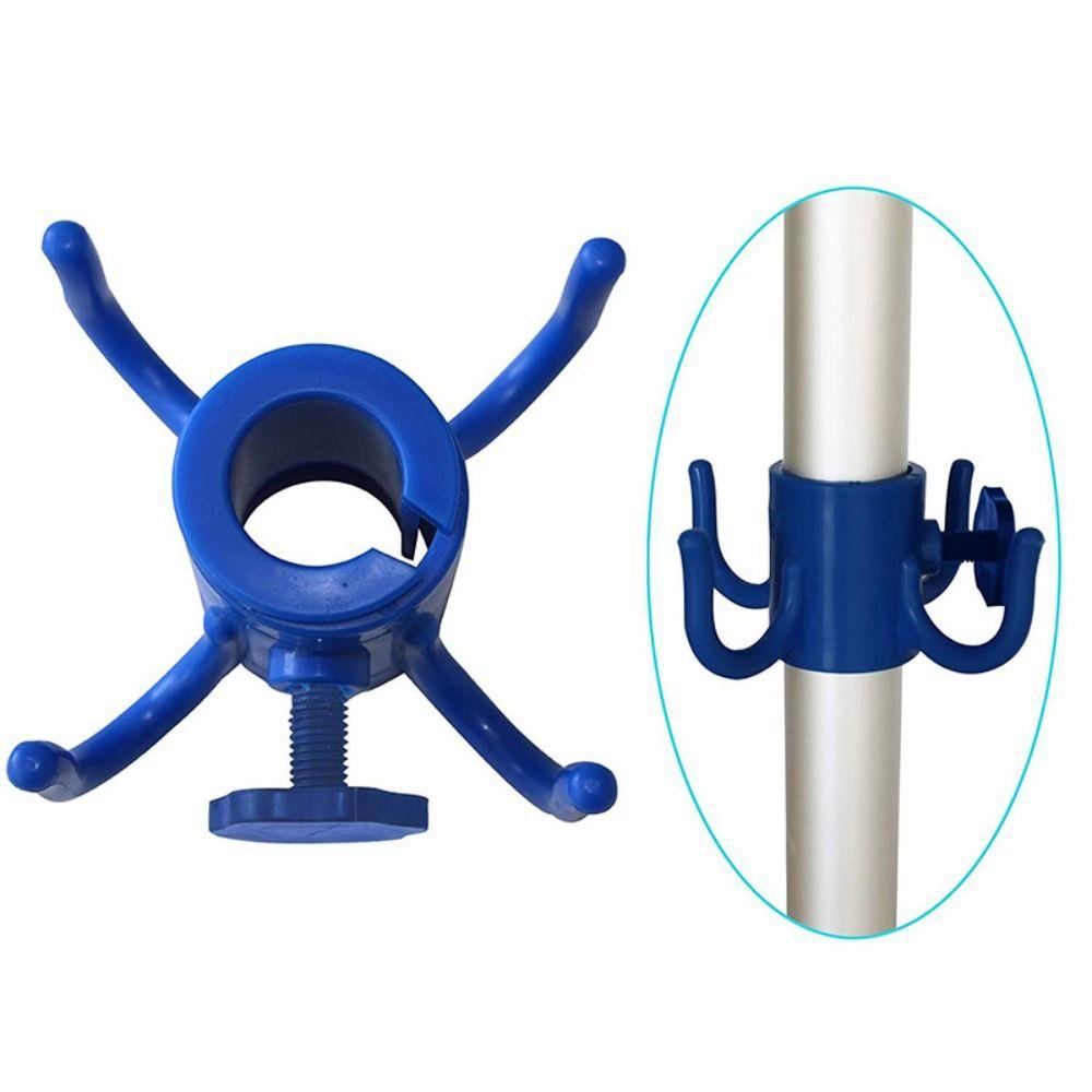 Portable Outdoor Beach Umbrella Hooks Hanger Versatile Space-saving Four-corner Hook Useful Wear-resistant Umbrella Accessories