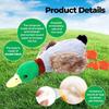 Durable Dog Chew Toys Cute Plush Duck Sound Toy Stuffed Squeaky Animal Squeak Dog Toy Cleaning Tooth Dog Chew Rope Toys