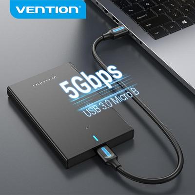 Чехол для жесткого диска Vention 2,5 SATA-USB 3,0, адаптер для жесткого диска, корпус жесткого диска для SSD-диска, коробка для жесткого диска USB 3,0 Micro B HD внешний