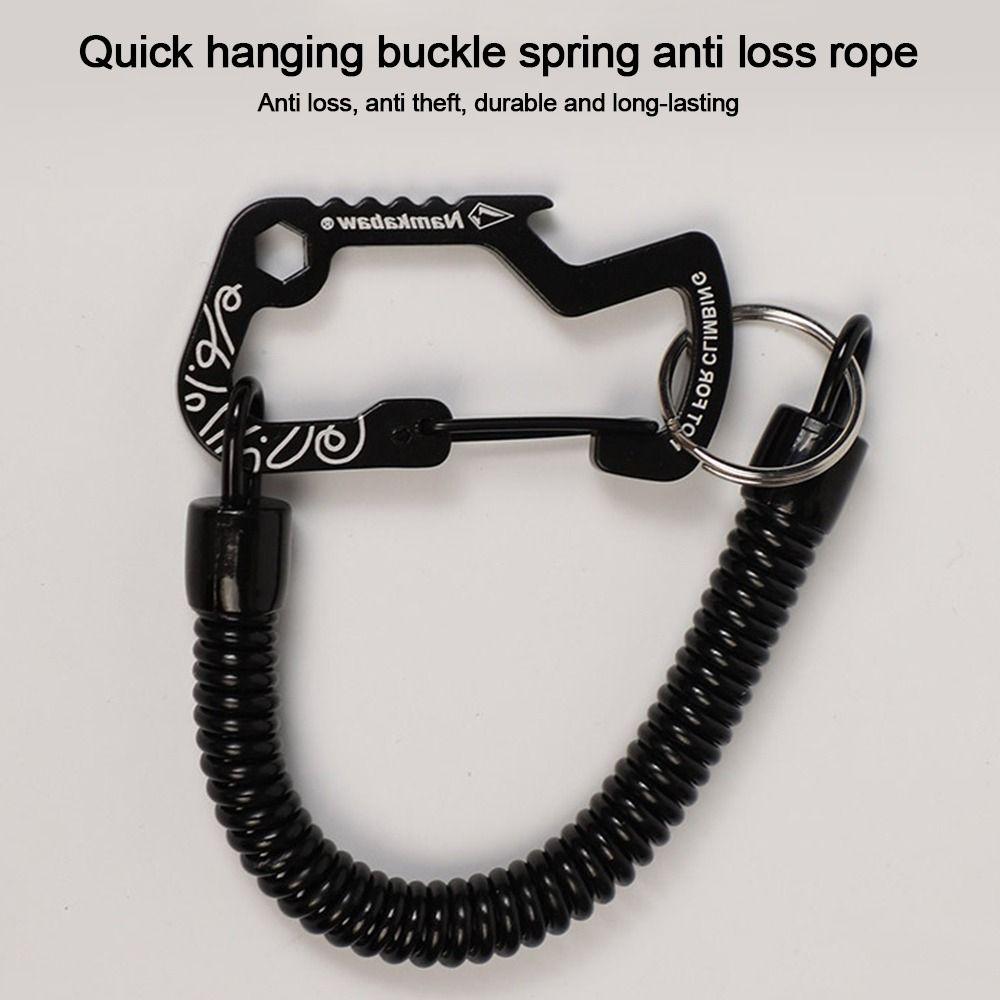 1/2/5pcs Multi functional Security Gear Tool Anti-lost Fishing Lanyards  for Camping Hiking