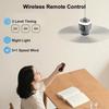 12000mAh ventilateurs de plafond portables ventilateur de Camping en plein Air tente circulateur d'air refroidisseur ventilateur