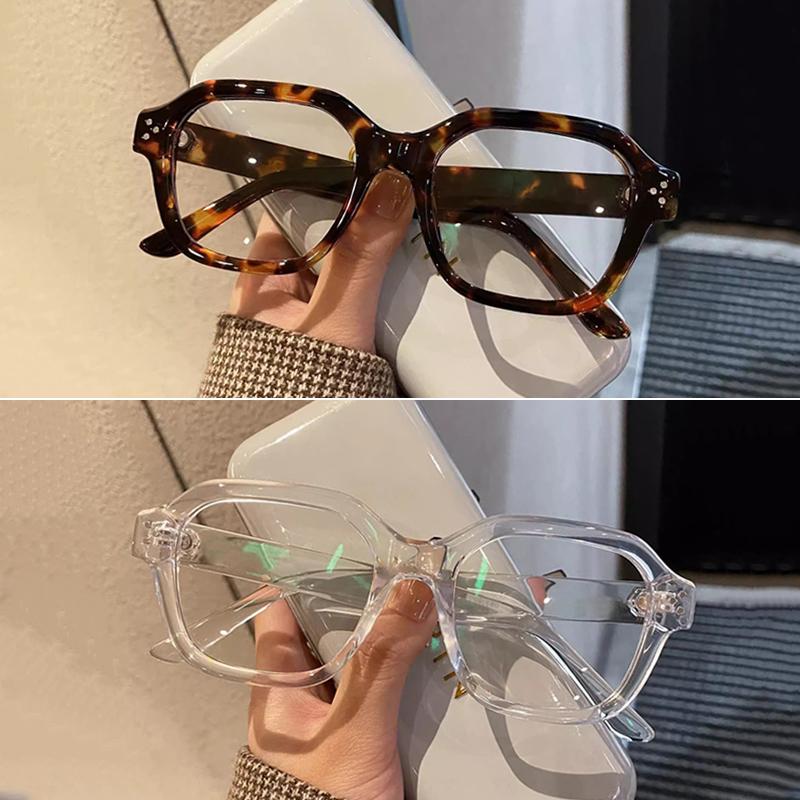 Ретро-очки для компьютера с защитой от синего света, оправа для женщин, больших размеров, для мужчин, модные, стильные, классические очки Ouclos