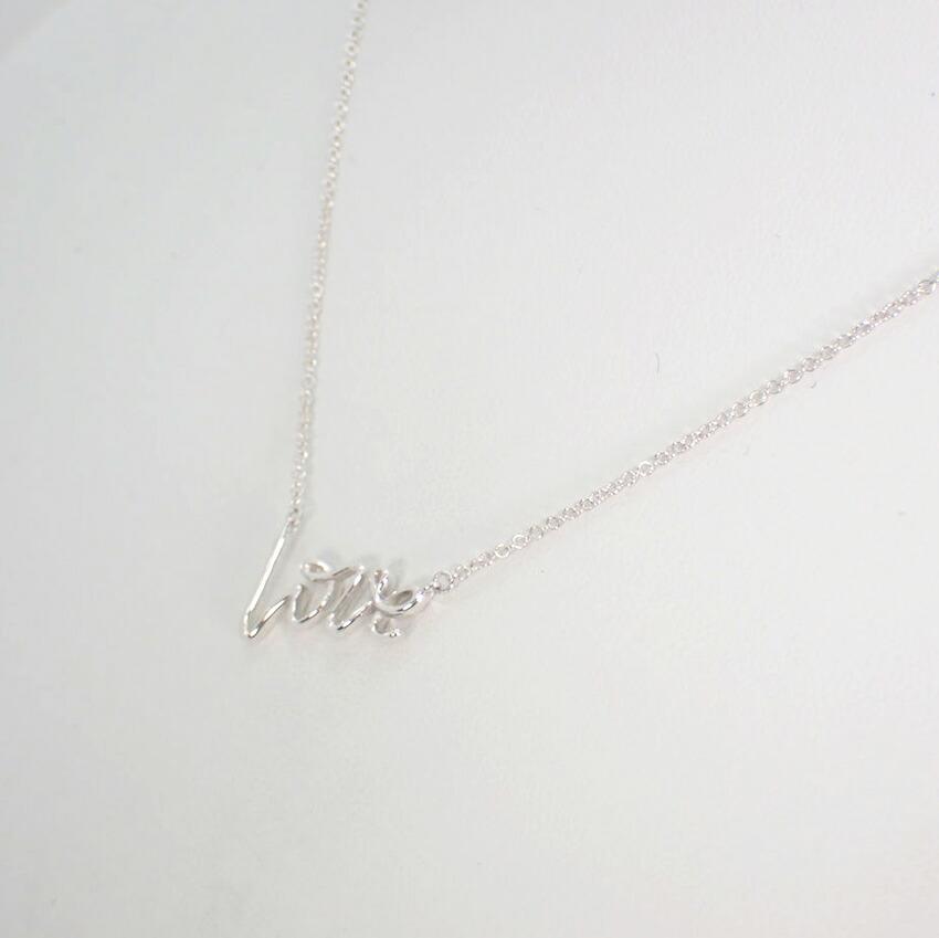 [Б/у] Ожерелье TIFFANY/Tiffany 925 Paloma Picasso LOVE [g371-58]