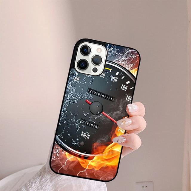 Cool Speedometer Phone Case For Apple iPhone 17 Air Pro Max Plus Coque For iPhone 17 Air 14 15 16 13 12 Max Cover
