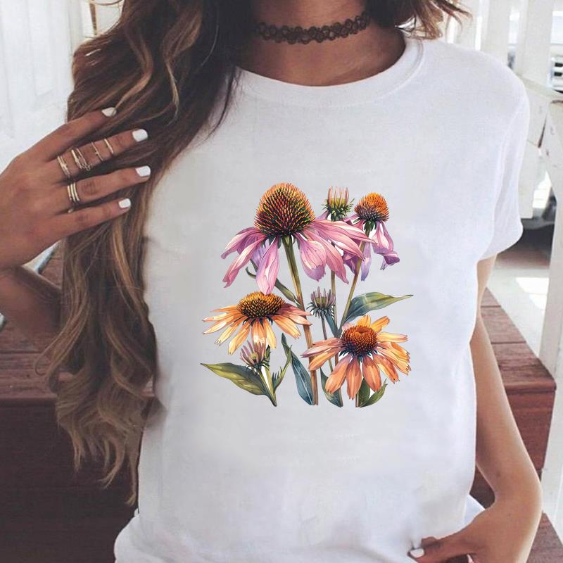 (Азиатский размер) Повседневная женская мода принт с коротким рукавом футболки с милой бабочкой 90-х одежда T женский топ с графическим принтом футболка