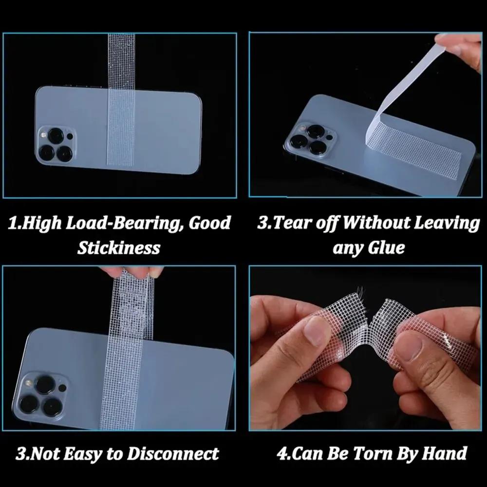 Новая сетчатая нанолента, нанодвусторонняя нанолента, многоразовая водонепроницаемая нанопрозрачная сверхпрочная лента, более долговечная