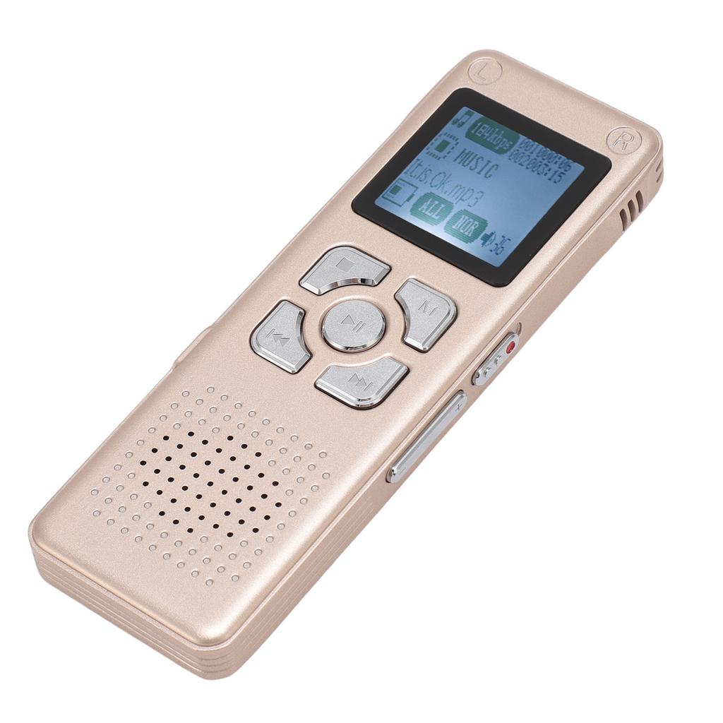 Цифровой диктофон с интеллектуальным шумоподавлением, двойной микрофон, преобразование речи в текст, активация голосом