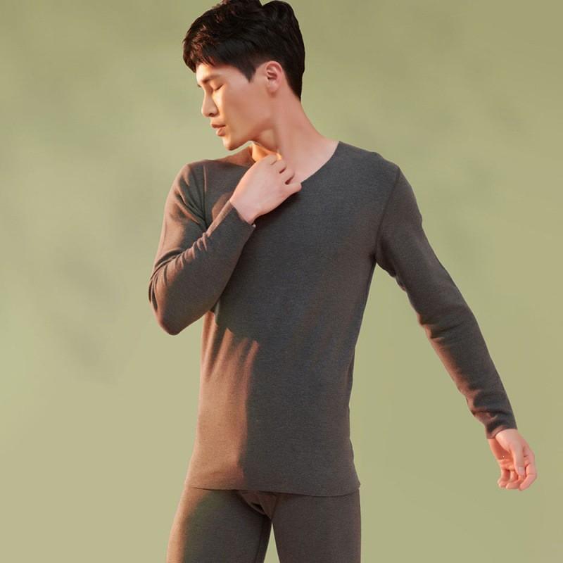Men Women Thermal Underwear Set Acetate Silk Blend 330g Fleece Lined Warm Base Layer