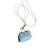 Anti-loss Mini Coin Purse Necklace Hanging Neck Sweater Chain Portable Long Leather Necklace  Women