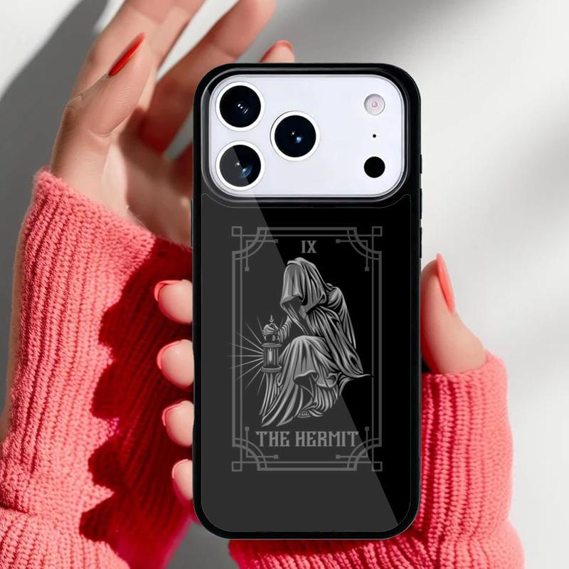Чехол для телефона 'Отшельник' Таро Колдовство для iPhone 17 Air 16e 15 14 13 Pro Max Задняя крышка для 12 11 Pro Coque