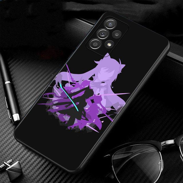 Телефон Funda Genshin Impact аниме для Samsung Galaxy A71 A52 A41 A51 A02s A12 A21s A72 A32 4g A31 A53 A23 A13 A52s 5g Capinha