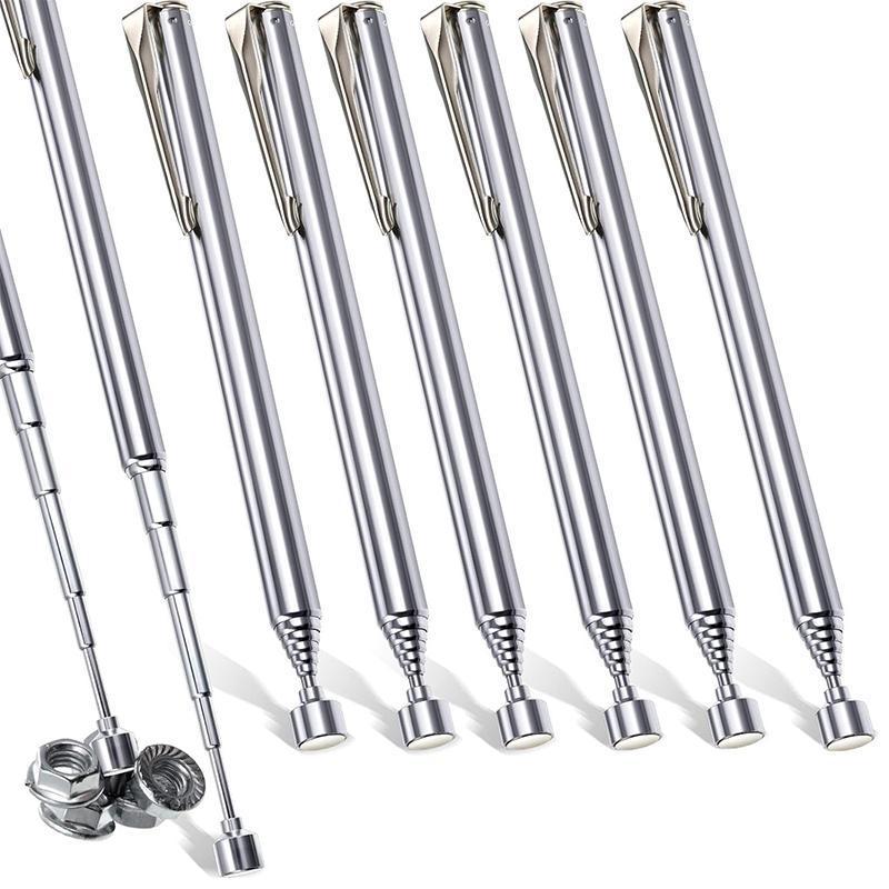 Мощный телескопический магнитный инструмент для захвата – регулируемый стержень в форме ручки для авторемонта