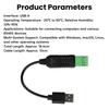 USB to RS485 Serial Converter Communication Module CH340 PLC Serial Port IO Module RS-485 Connector For Windows MacOS Linux