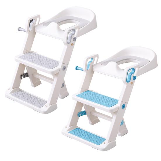 Детское сиденье для приучения к туалету с регулируемой высотой лестницы Складная стремянка Нескользящие накладки Приучающий к горшку Нескользящая лестница для приучения к туалету
