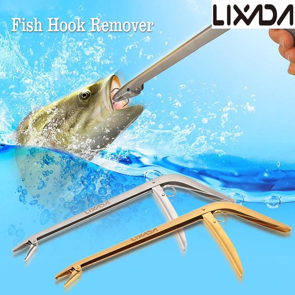 Lixada Stainless Steel Fish Hook Remover Extractor Fishing Hook Removal Tool