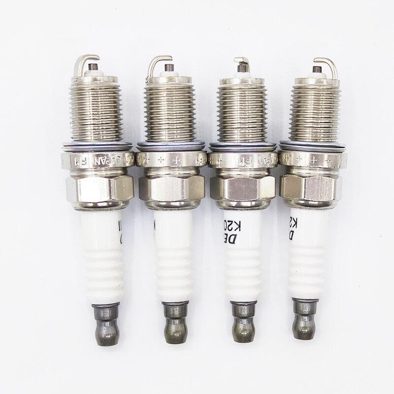 4 шт. 90919-01184 K20R-U11 Свеча зажигания для Toyota Yaris Rav4 Camry Mark2 Mr2