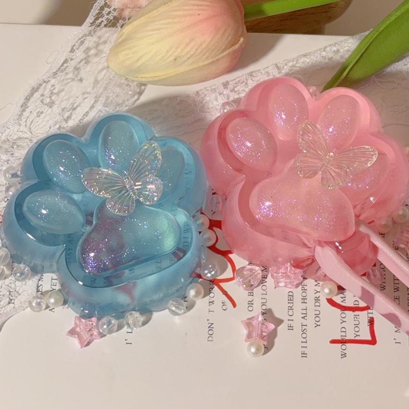 Cat Paw Shaped Squishy Squeeze Toy, Stress Relief Mochi Fidget, Silicone Slow Rebound Decompression Gift.