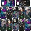 Для iPhone 16 15 Xiaomi Redmi Note 13 12 11 Pro Max X 9 14 Plus XR Samsung Galaxy A15 S24 S23 Huawei OPPO чехол Arcanes аниме игра Jinx Vi чехол для телефона
