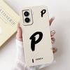 For Tecno Pop 6 No Fingerprints Cover For Techno Pop 6 Case BE7 Simple Fashion Letters Pattern Design Silicone Shockproof Bumper