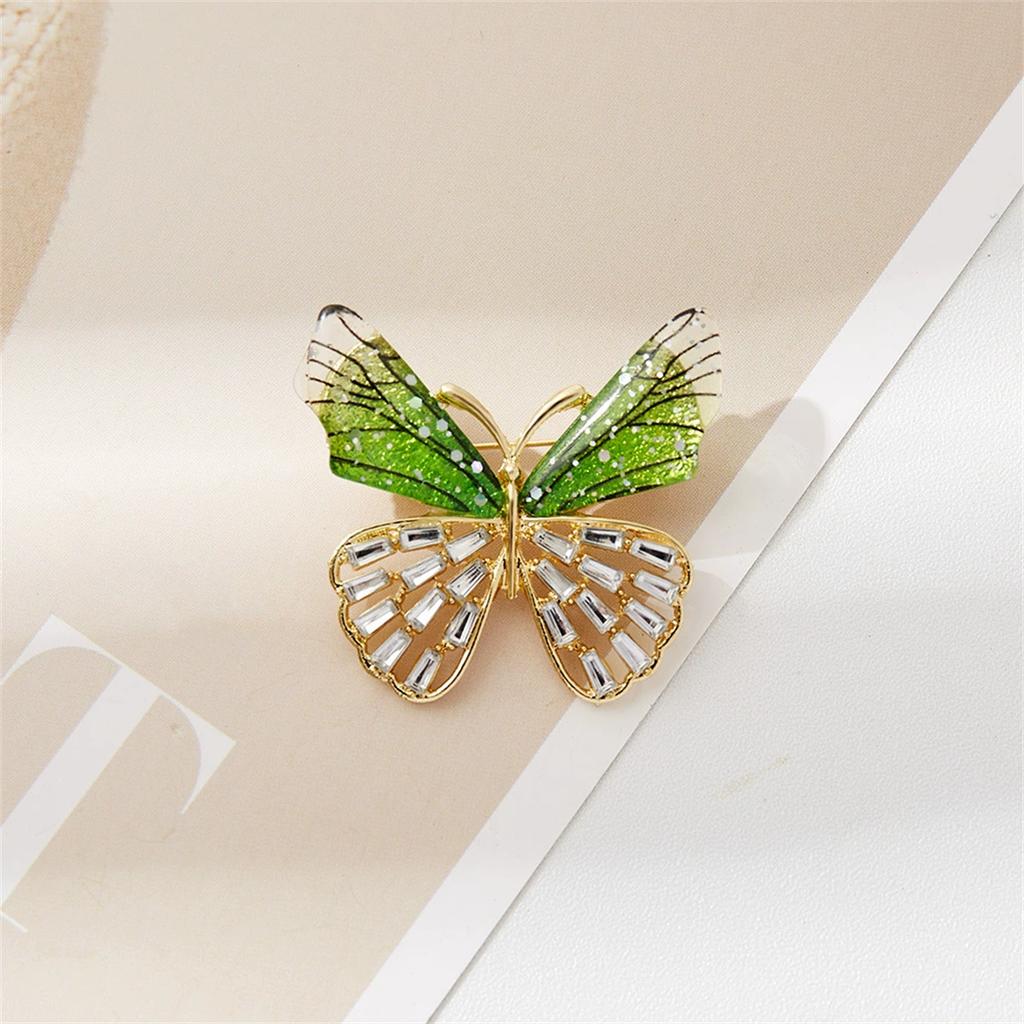1Pc Romantic Retro Butterfly Brooch Charm Exquisite Pin Gorgeous Luxury Jewelry Accessories Party Festival Gifts Souvenirs Trend