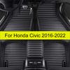 Автомобильные коврики для Honda Civic 2016 2017 2018      Автомобильные коврики для ног автомобильное ковровое покрытие