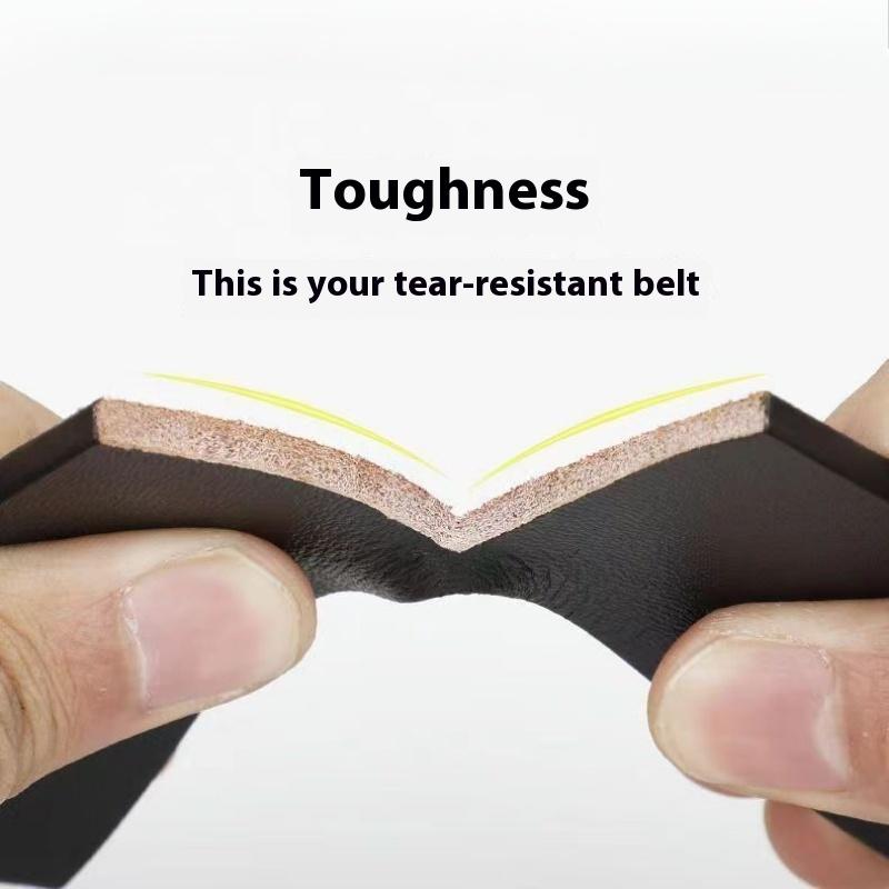 Мужская пряжка для ремня, натуральная кожа, деловой кожаный молодежный ремень, повседневная пряжка для ремня