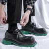 Мужские туфли-лифты, уличные шнурки, черные, зеленые кожаные оксфорды, свадебное платье, танцевальный бизнес, формальный смокинг, увеличивающий рост, пиджаки для выпускного вечера, обувь для мужчин