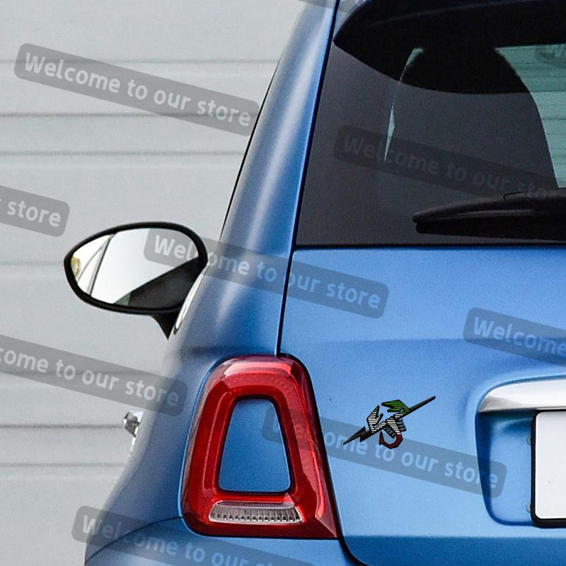 3D Metal Car Styling Scorpion Grille Emblem Decals Rear Trunk Body Badge For Abarth 500 Punto Bravo Tipo Panda Doblo 1100 124