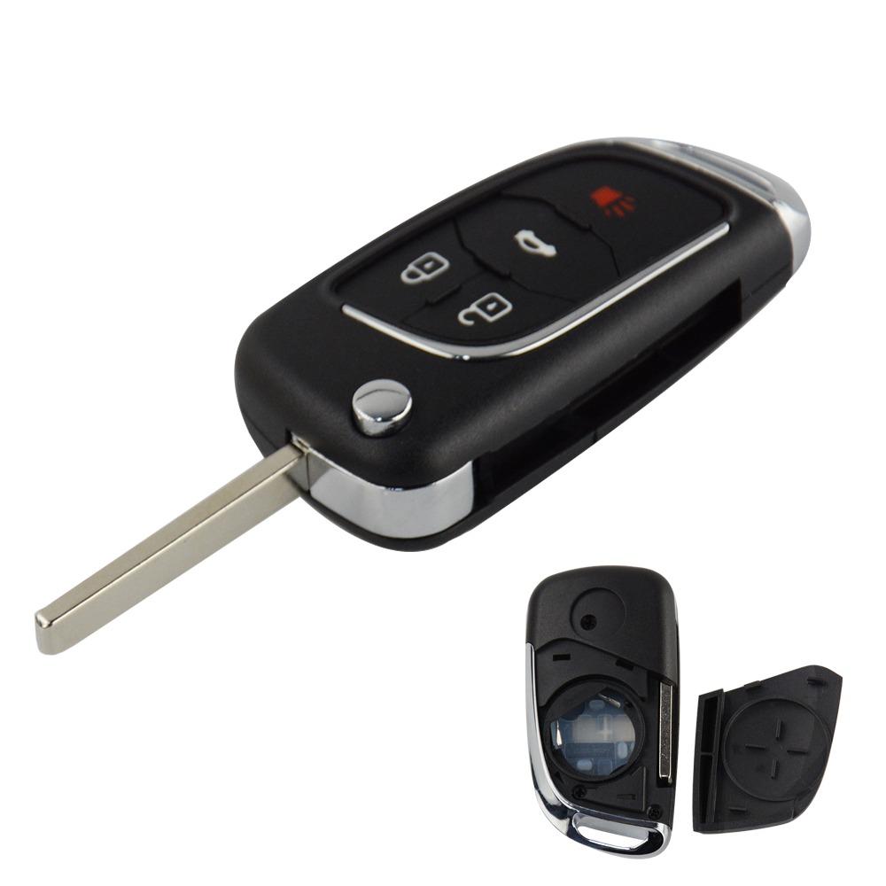 Key Fob Cover Car Key Case Car Key Shell for Opel Vauxhall Insignia Astra Moka/Chevrolet Lova Aveo