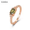 Классическое кольцо Lindon из медного сплава с цирконием, женские ювелирные изделия, свадебный подарок для вечеринки