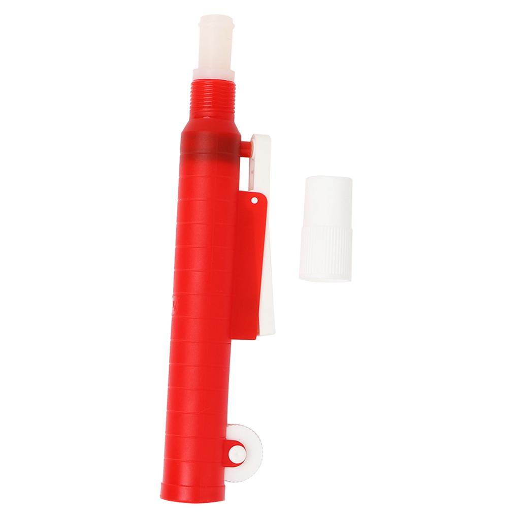 Pipette Pump Filler Pipette Pump Filler for Disposable Plastic and Glass Pipettes 25ml Red