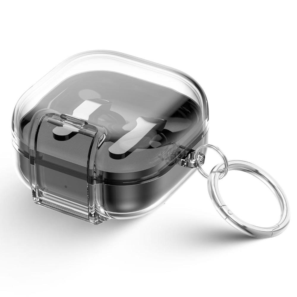 with Phone Stand Earphone Case Transparent Earbuds Cover for Samsung Galaxy Buds4/4pro Travel