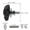 Skull License Plate Screw Fasteners Decorative Cool Funny License Plate Bolts License Plate Frame Kit 4 Pcs Aluminum Alloy Universal Fit Most Cars