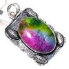 Радужный солнечный кварц драгоценный камень ручной работы подвеска из стерлингового серебра 925 пробы 2,40" F5y24