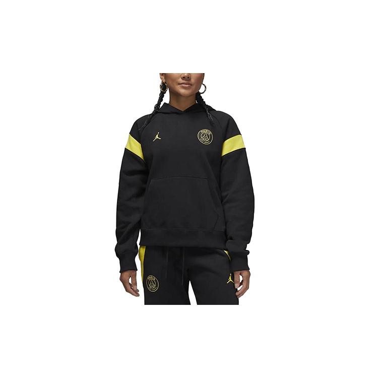 (WMNS) Air Jordan x Paris Saint-Germain Hoodie (Asia Sizing) 'Black Tour Yellow' Women's DV2836-010