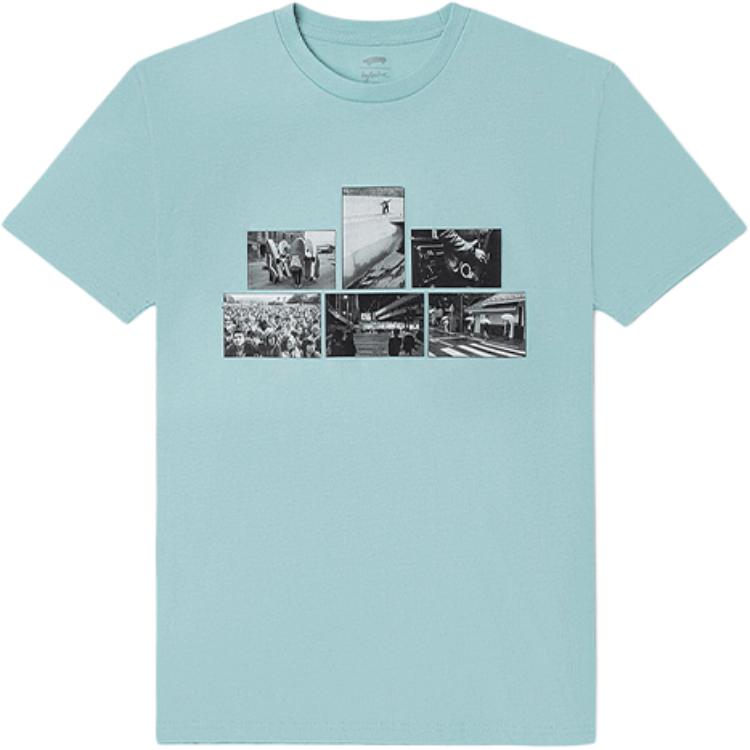 Vans Спортивная футболка с круглым вырезом и короткими рукавами X Ray Barbee x Leica Collaborative Print, топы унисекс, голубая VN0A7PIZYXG