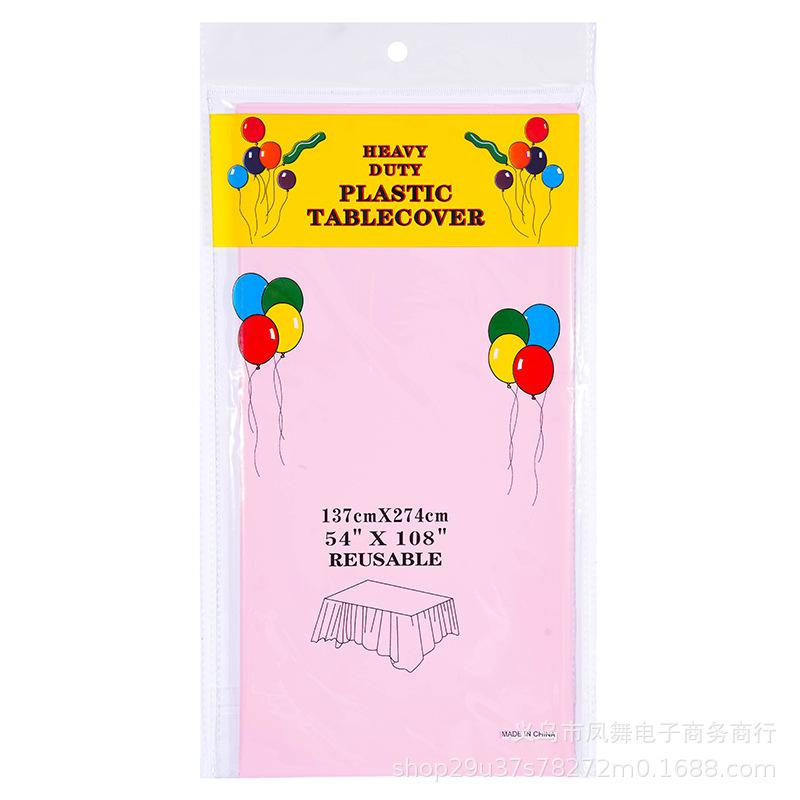 Popular Solid Color Tablecloth Restaurant Tablecloth Disposable Party Table Tablecloth Party Decoration Supplies Disposable Tablecloth